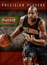 2015-16 Panini Threads Precision Players Century Proof Red Card #8 Al Horford/99