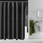 Waterproof Polyester Fabric Bathroom Shower Curtain & Ring Hooks 180 x 180 CM