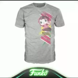 Funko Pop! Tees BTTF Back To The Future Marty Hoverboard X-Large T-Shirt Only - Picture 1 of 4