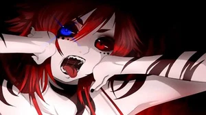 Anime Heterochromia Redhead Mädchen Original Playmat Gaming Matte - Bild 1 von 1