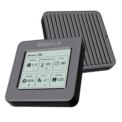 Intelligent M2 NVMe SSD Case with Real Time Health Monitoring USB 3 2 Speed - Image 1 of 4