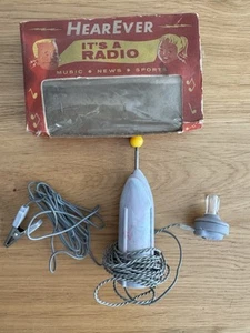 HearEver No. 21 Missile Crystal Radio 1958- Not Tested - Picture 1 of 8