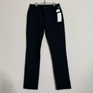 NWT Vuori Athletic Slim Meta Pant Men's Sz 32 Black Stretch Chino Casual Travel - Picture 1 of 6