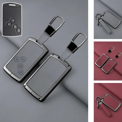 Funda de cuero para llave de coche para Renault Megane Clio Duster Twingo Laguna Scenic Foto 1 de 4