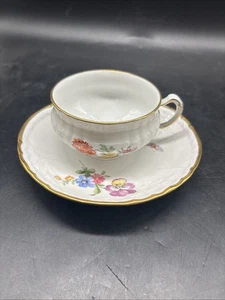 KPM Berlín, rocaille, decoración de café 36, mariposas, borde dorado p.16 - Imagen 1 de 15