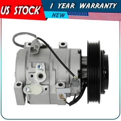 AC Compressor with Clutch Fits Toyota Celica 1.8L 2000 2001 2002 2003 2004 - Image 1 of 4