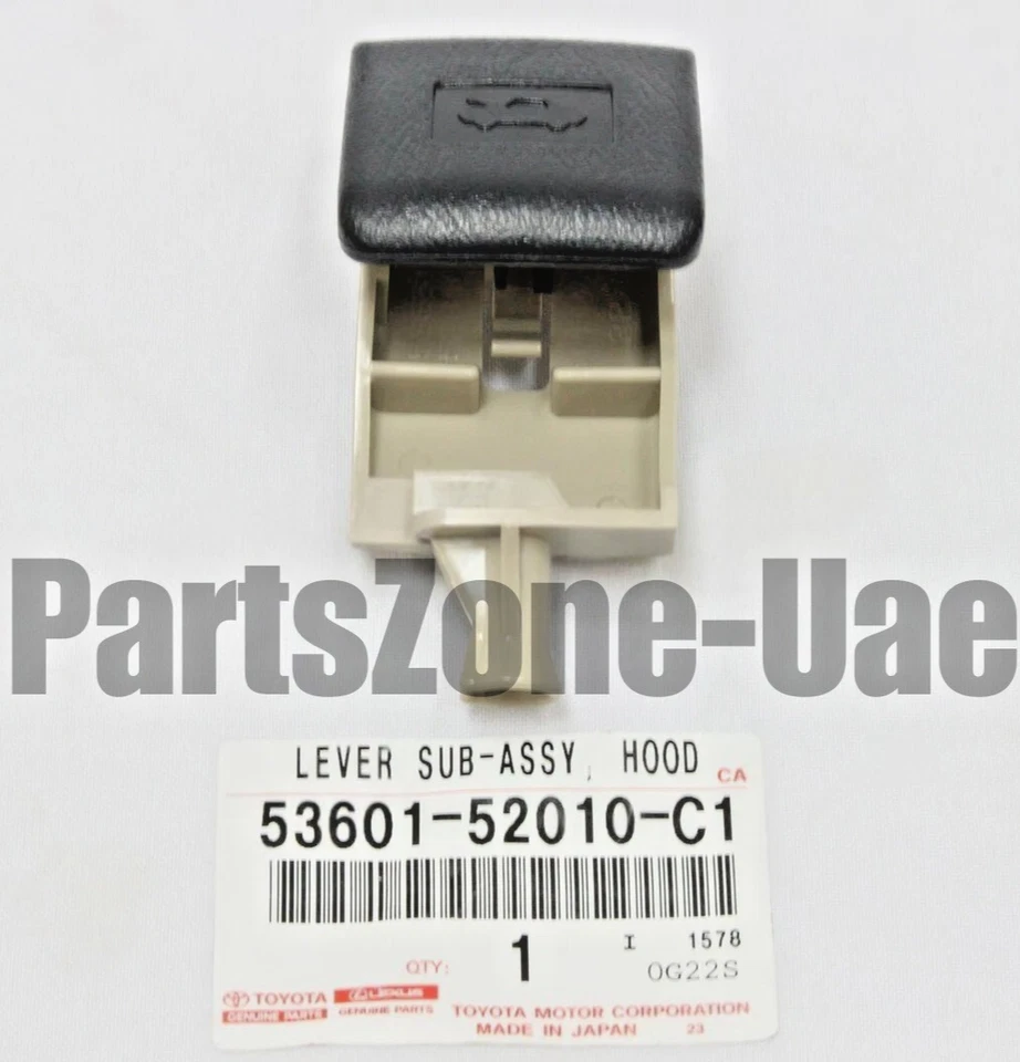 53601-52010-C1 Toyota 4Runner RAV4 RX350 bloqueo capó liberación manija palanca OEM Foto 1 de 1