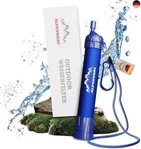 ALPENWERT Wasserfilter Outdoor - Trinkwasserfilter für 4000 Liter gefiltertes  - Bild 1 von 7