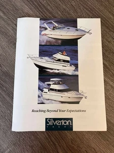 VINTAGE SILVERTON YACHT MOTORBOAT SALES BROCHURE CATALOG - Picture 1 of 2