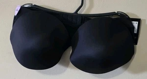 Sujetador con aros sin tirantes Maidenform A Little Pick Me Up 38D negro SN6990 ¡Nuevo! - Imagen 1 de 11