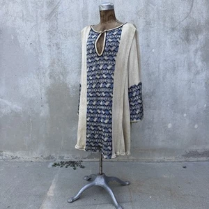 Antique 1920s Rayon Knit Mini Dress Art Deco Swiss Knitted Heimsweaters Vintage - Picture 1 of 23