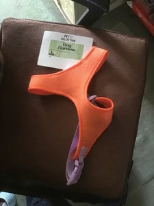 PET COLLECTION  ORANGE  LARGE DOG WALKIES HARNESS BIRTHDAY CHRISTMAS PLAY CANINE - Picture 1 of 1