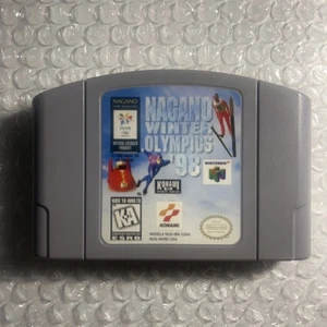Vintage Nagano Winter Olympics 98 Nintendo 64 N64 Game Cartridge Authentic - Picture 1 of 5