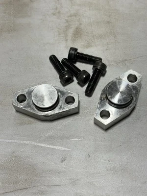 Yamaha FJ1200 FJ1100 Oil Pan Cooler Block Off Plates O-Rings & Hardware Included - Image 1 of 3