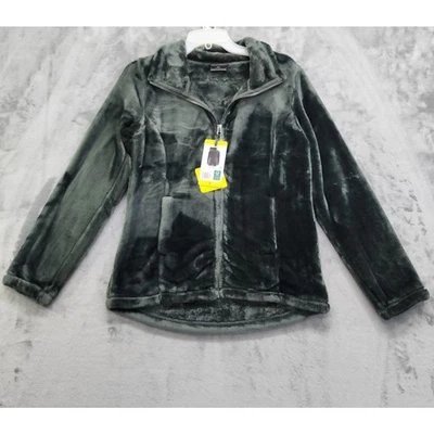 NUEVA 32 GRADOS Chaqueta Térmica Mujer S Urbana Chic Verde Felpa Imitación Piel Polar Polar Polar Foto 1 de 4