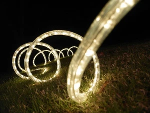 50-Feet, Warm White, 120V 2-Wire 1/2-Inch LED Rope Light, 1.0-Inch LED Spacing - Picture 1 of 6
