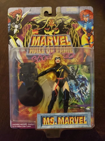 MISPRINT- Vintage 1996 Toybiz Marvel Hall of Fame MS MARVEL Figure (SEE DESCRIP) Cover