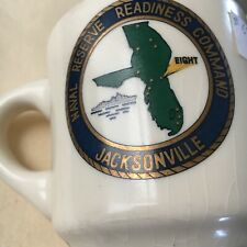 US Naval Reserve Readiness Command Jacksonville TWICE A CITIZEN Coffee Cup Mug 
