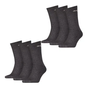 Puma Hombre Mujer Unisex Crew Calcetines Básicos Calcetines Deportivos 35-38 39-42 43-46 47-49 - Imagen 1 de 15