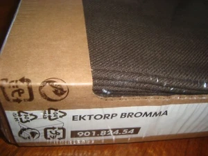 IKEA COVER for EKTORP Footstool w/ Storage Slipcover Svanby Brown 901.824.54 NEW - Picture 1 of 10