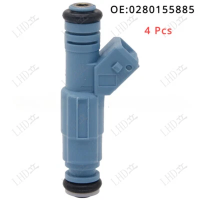 4 piezas inyectores de combustible 4 orificios 0280155885 para BMW 325i 2,5 L l6 1987-1993 Gen III. Foto 1 de 4