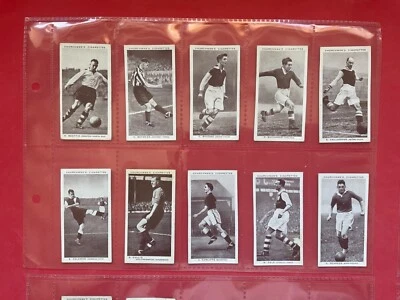 ASSOCIATION FOOTBALLERS 1938 SET 50 ORIGINAL CHURCHMAN CIGARETTE CARDS - Image 1 of 4