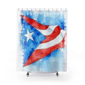 Unique Design, Puerto Rican Pride Shower Curtains - Picture 1 of 5