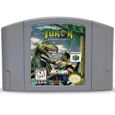 Turok Dinosaur Hunter Nintendo N64 Tested Very Good Condition - Image 1 of 2