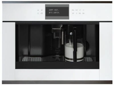 Küppersbusch Kaffeevollautomat CKV6550.0W2 weiß mit Design-Kit Black Chrome - Bild 1 von 4
