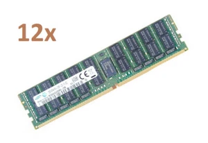 12x 32GB 384GB DDR4 2133MHz ECC LRDIMM RAM f. Supermicro SuperBlade SBI-7128RG-X - Bild 1 von 1
