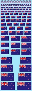 Flags New Zealand Drapeaux New Zealand 1:32 Decal - Picture 1 of 1