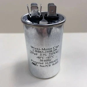 CBB65-250R206 20 uF 250 VAC Capacitor 3133 HIGH QUALITY!! FAST SHIP!! - Picture 1 of 2