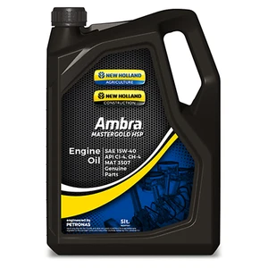 5 LITER MOTORÖL AMBER MASTERGOLD HSP 15W-40 PETRONAS ACEA E7 NEW HOLLAND - Bild 1 von 2