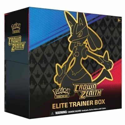 Pokemon Elite Trainer Box Crown Zenith TCG (NEW) (SEALED) (FREE SHIPPING) • 59.99$