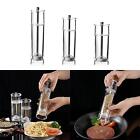 and Pepper Grinding Transparent Acrylic Spice Mills Kitchen