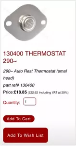 JLA ADC Thermostat 400 - Picture 1 of 2