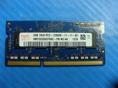 MacBook Pro 13" A1278 Mid 2012 MD101LL/A 2GB Memory RAM SO-DIMM HMT325S6CFR8C #1 - Image 1 of 2