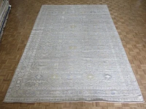 9'11 x 14'2 Hand Knotted Gray Oushak Oriental Rug Heriz G15327 - Picture 1 of 16