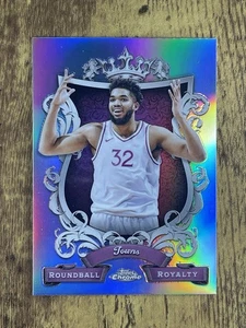 Karl Anthony-Towns 2024 Topps Chrome Basketball #RR-10 Roundball Royalty Card - Bild 1 von 2
