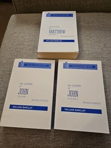 The Gospel Of Matthew Vol. 1, John Vol. 1 & 2 Paperback Books. 3 Total  - Picture 1 of 8