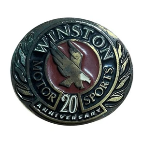 Winston Motor Sports 20th Anniversary Belt Buckle Nascar Racing 1991 - Picture 1 of 3