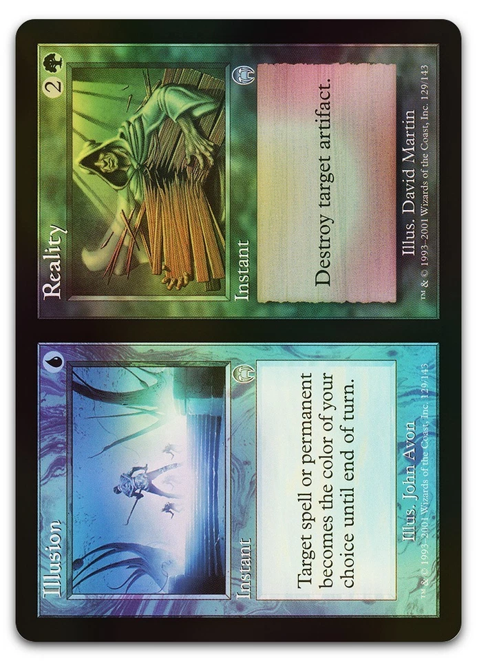 Illusion // Reality #129 (Foil) (LP) Apocalypse APC Magic MTG - Image 1 of 1