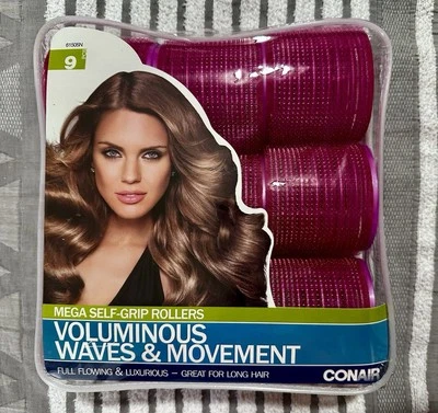 Rodillos Conair Mega Autoagarre 9 Piezas Ondas Voluminosas y Movimiento NUEVO Foto 1 de 2