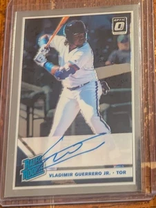 Vladimir Guerrero Jr 2019 Panini Donruss Optic Rated Rookie Auto Card #RPS-VG - Bild 1 von 2