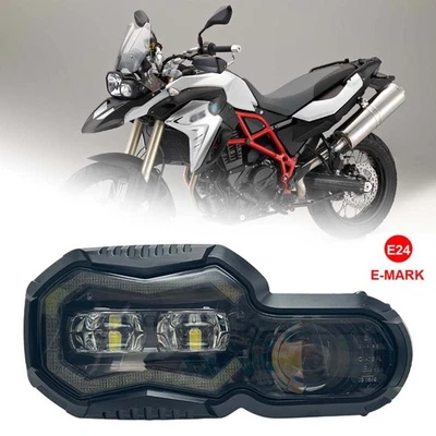 For BMW F650GS F700GS F800GS Adventure F800R LED Headlight with DRL Hi/Low Beam - Image 1 of 4
