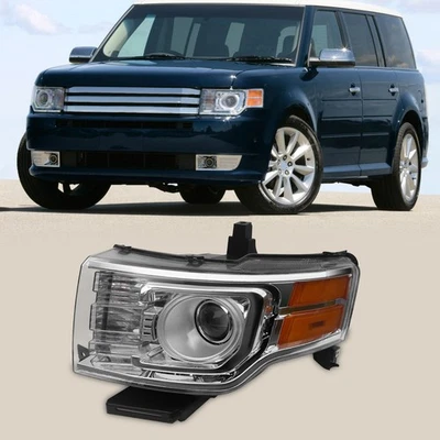 HID Headlight Left Driver Side For 2009-2012 Ford Flex Limited/Titanium Headlamp Foto 1 de 4