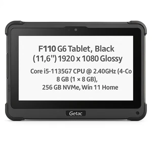 Tablette Getac F110 G6– 11,6" – Full HD – Windows 11 – i5 – 256Go SSD – 8Go RAM - Photo 1/4
