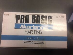 HAIR PINS  - BLACK - 1 LB  (APROX 720 PIECES) - $6.00