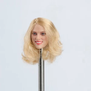 1:6 Black Widow Scarlett Johansson Blonde curls Head Sculpt For 12" Figure - Picture 1 of 4