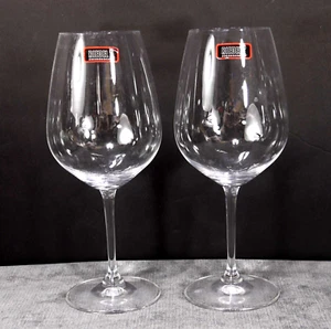 LOT: 2 RIEDEL 9 3/4" TYROL CRYSTAL WINE GLASSES, 24 ounces, NEW w/ Label! - Picture 1 of 7